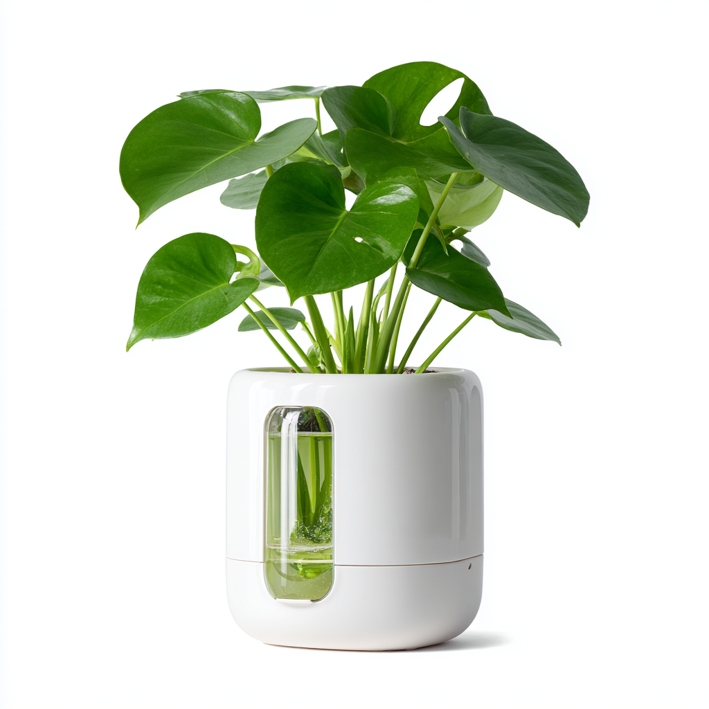 Avenixa Self-Watering Pot - Minimalist White